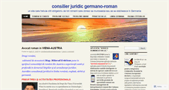 Desktop Screenshot of consilierjuridicgermanoroman.com