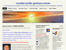 Tablet Screenshot of consilierjuridicgermanoroman.com